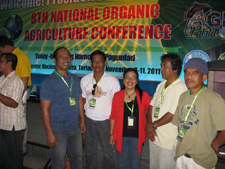 Vicky with farmers from the Cordillera region
